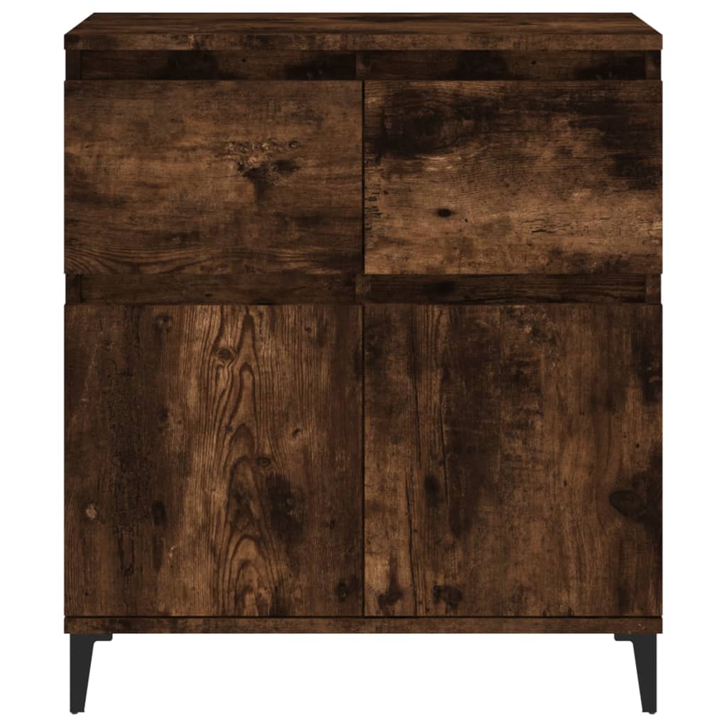 Dressoir 60x35x70 cm bewerkt hout gerookt eikenkleurig is nu te koop bij PeponiXL, paradijselijk wonen!