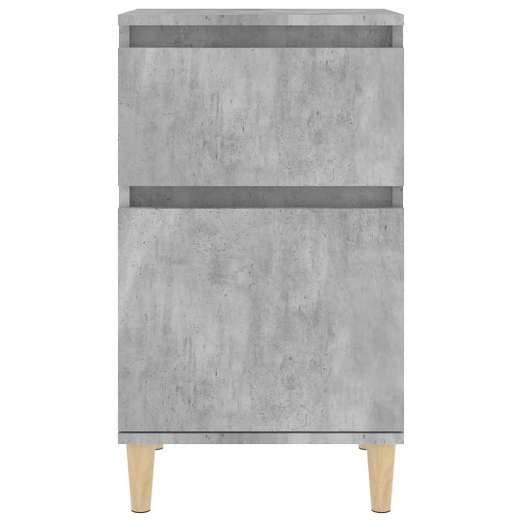 Nachtkastjes 2 st 40x35x70 cm betongrijs is nu te koop bij PeponiXL, paradijselijk wonen!