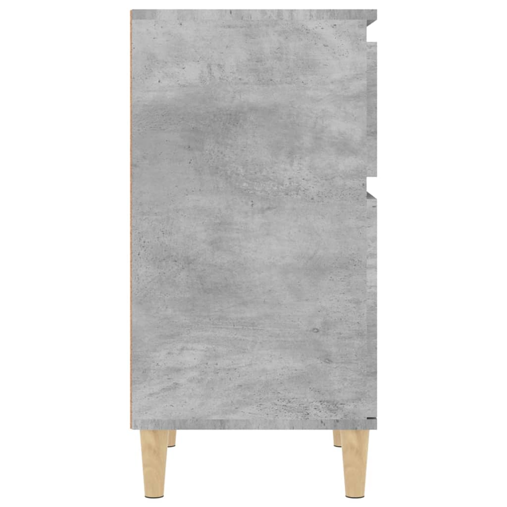 Nachtkastjes 2 st 40x35x70 cm betongrijs is nu te koop bij PeponiXL, paradijselijk wonen!