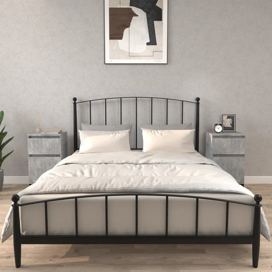 Nachtkastjes 2 st 40x35x70 cm betongrijs is nu te koop bij PeponiXL, paradijselijk wonen!