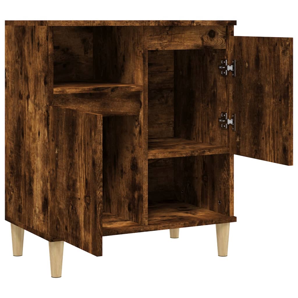 Dressoir 60x35x70 cm bewerkt hout gerookt eikenkleurig is nu te koop bij PeponiXL, paradijselijk wonen!
