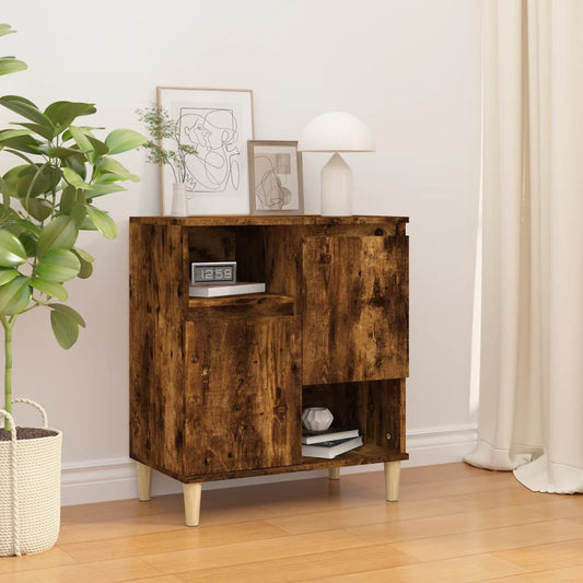 Dressoir 60x35x70 cm bewerkt hout gerookt eikenkleurig is nu te koop bij PeponiXL, paradijselijk wonen!