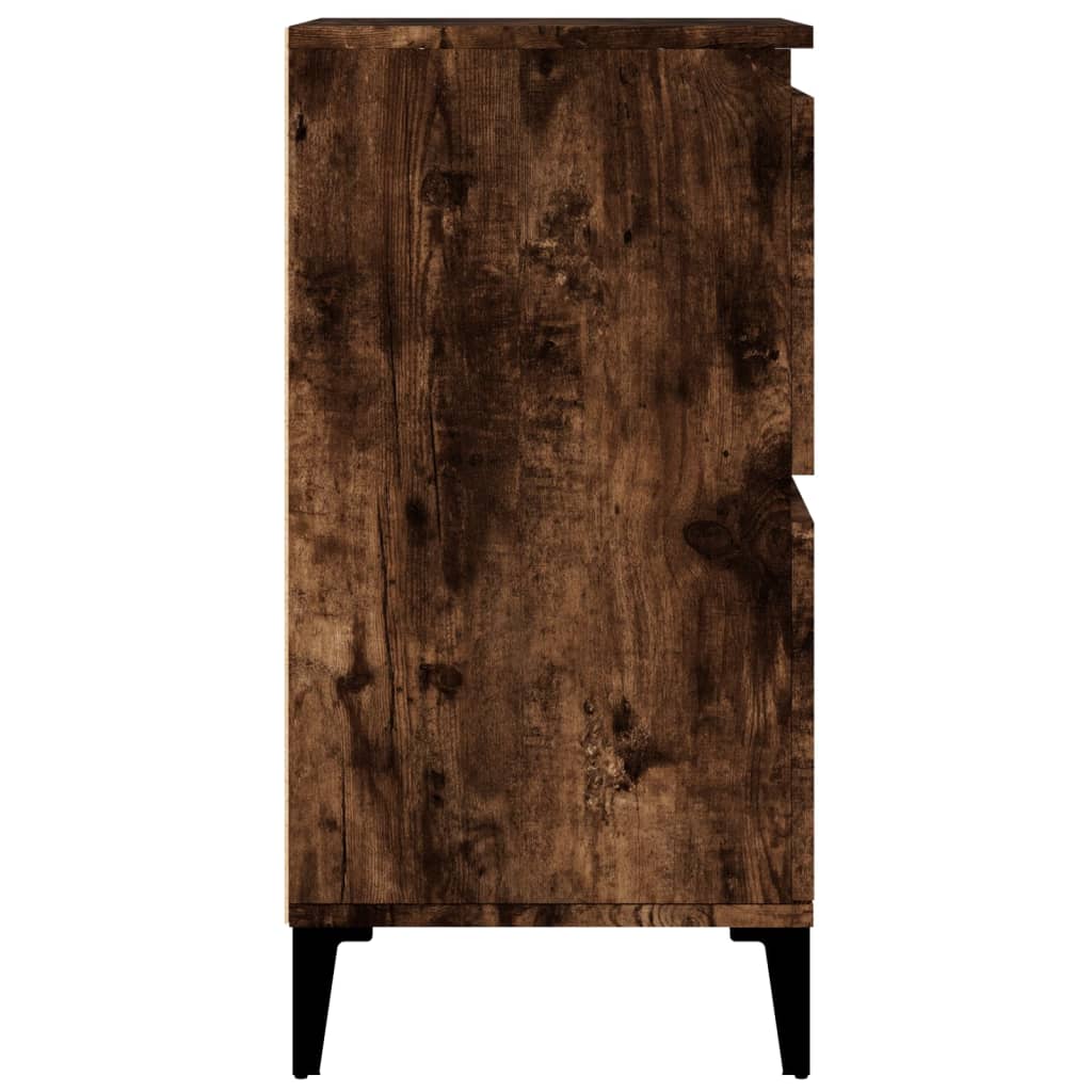 Dressoir 60x35x70 cm bewerkt hout gerookt eikenkleurig is nu te koop bij PeponiXL, paradijselijk wonen!