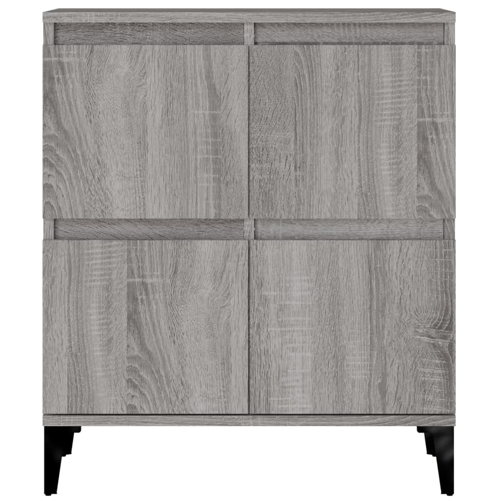 Dressoir 60x35x70 cm bewerkt hout grijs sonoma eikenkleurig is nu te koop bij PeponiXL, paradijselijk wonen!