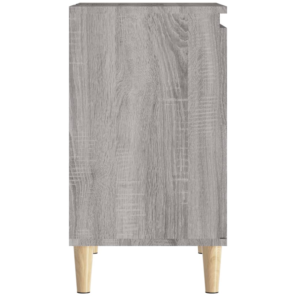 Wastafelkast 58x33x60 cm bewerkt hout grijs sonoma eikenkleurig is nu te koop bij PeponiXL, paradijselijk wonen!