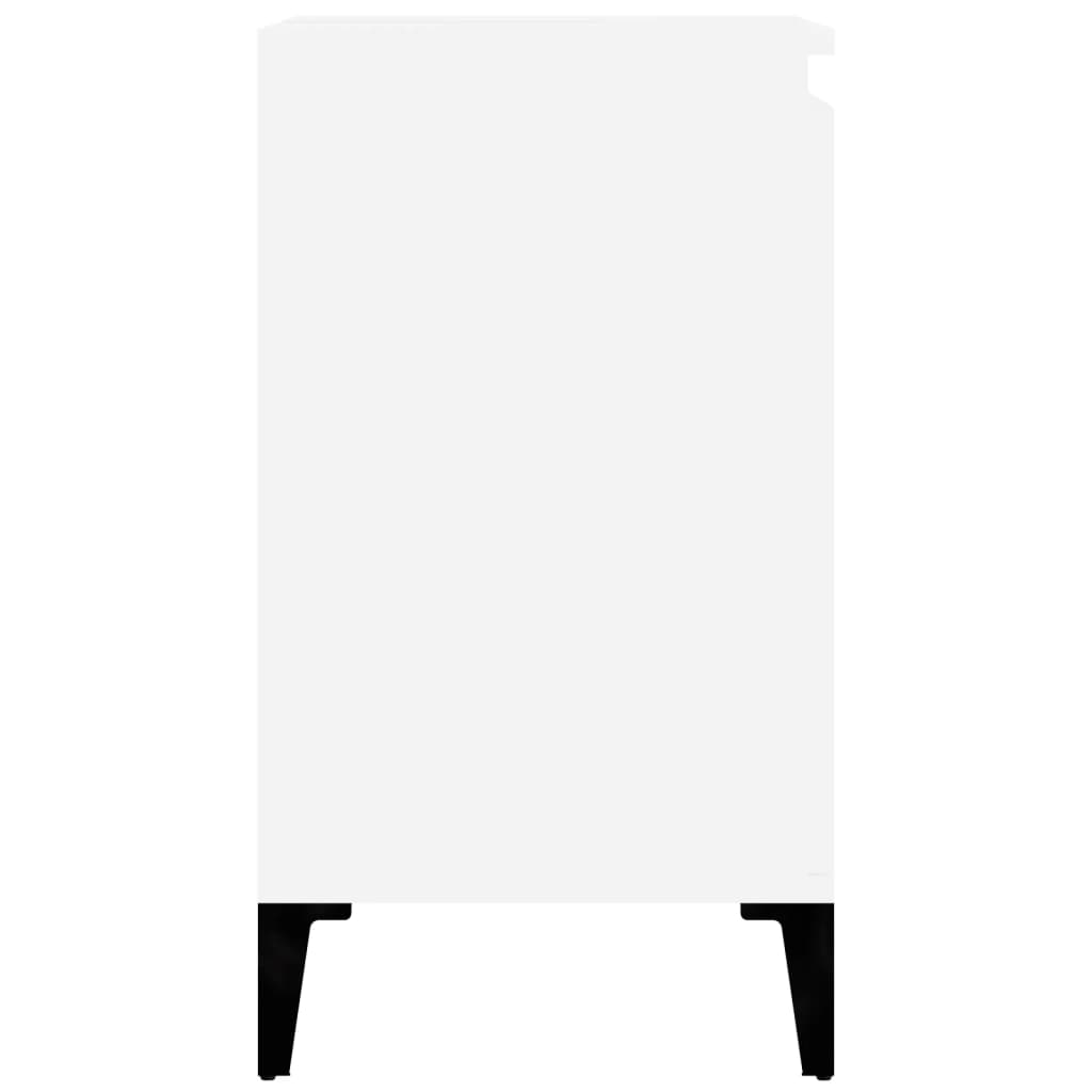 Wastafelkast 58x33x60 cm bewerkt hout wit is nu te koop bij PeponiXL, paradijselijk wonen!