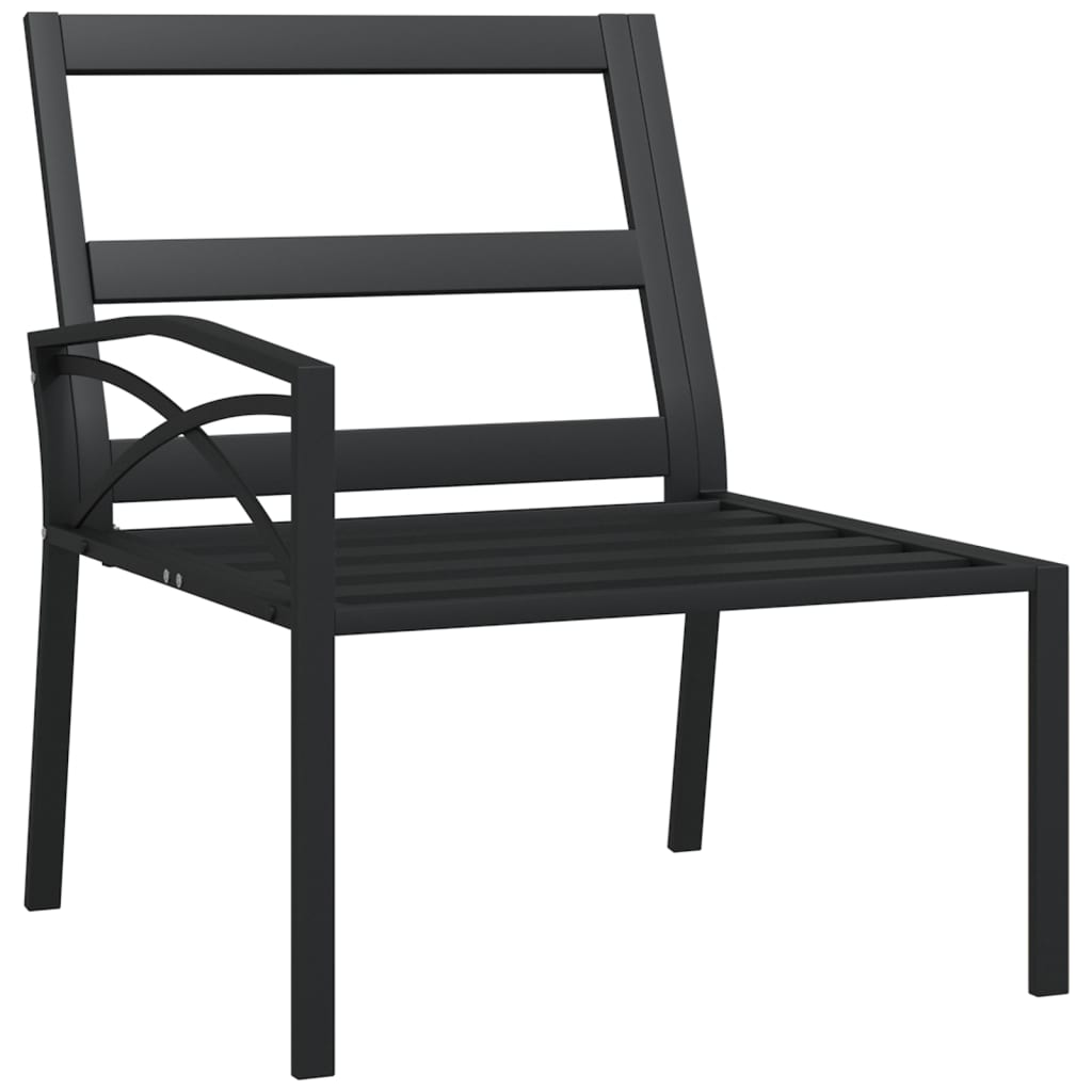 Tuinstoelen met grijze kussens 2 st 62x75x79 cm staal is nu te koop bij PeponiXL, paradijselijk wonen!