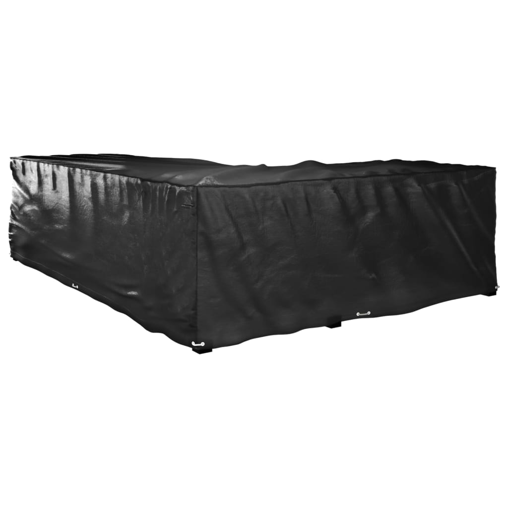 Tuinmeubelhoezen L-vormig 2 st 18 oogjes 220x285x80 cm is nu te koop bij PeponiXL, paradijselijk wonen!