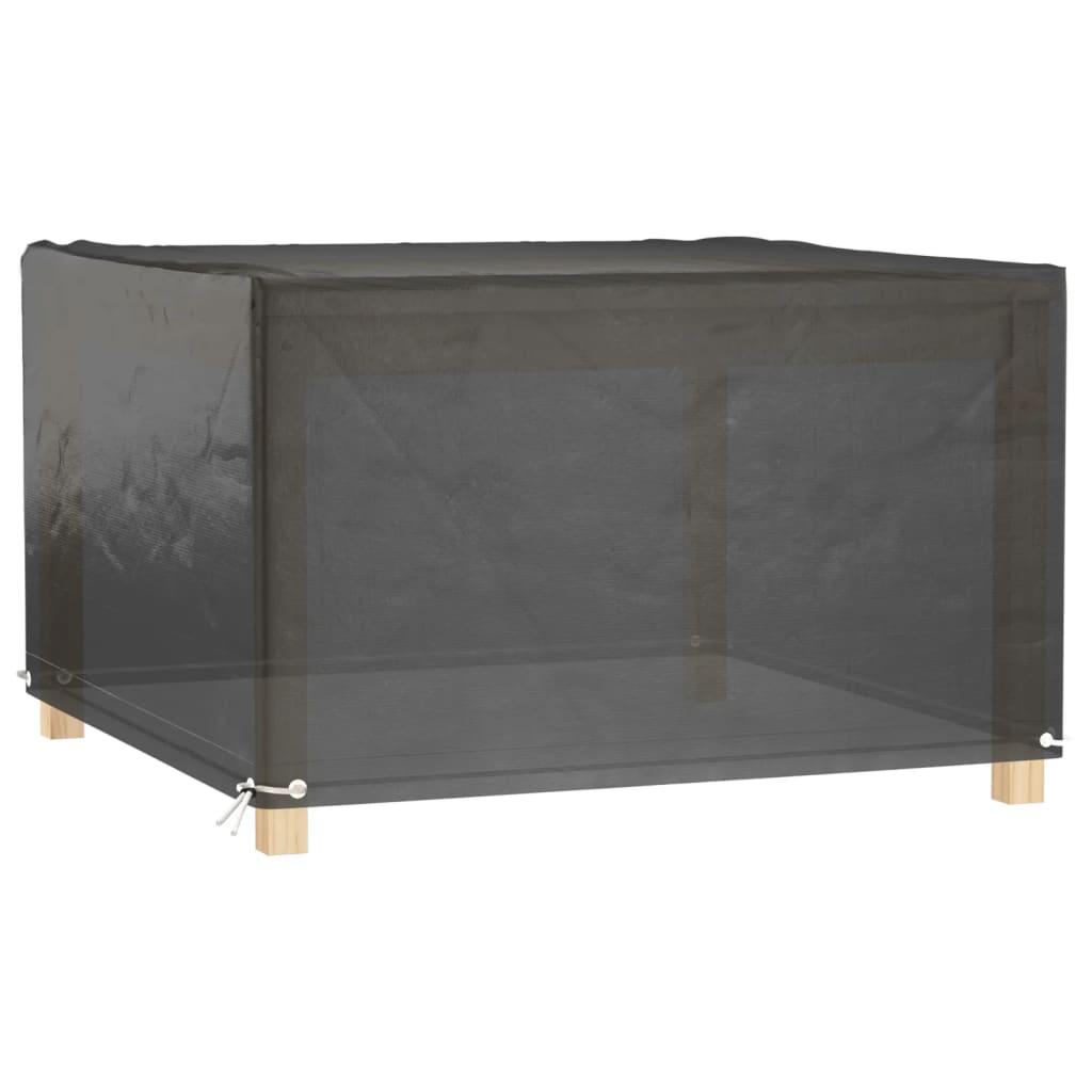 Tuinmeubelhoes met 8 oogjes vierkant 132x132x80 cm is nu te koop bij PeponiXL, paradijselijk wonen!