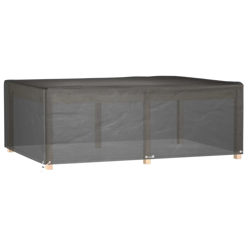 Tuinmeubelhoes met 12 oogjes rechthoekig 230x165x80 cm is nu te koop bij PeponiXL, paradijselijk wonen!