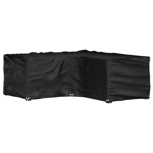 Tuinmeubelhoezen met 16 oogjes L-vormig 215x215x70 cm is nu te koop bij PeponiXL, paradijselijk wonen!