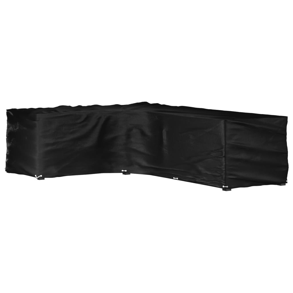 Tuinmeubelhoezen met 18 oogjes L-vormig 220x285x80 cm is nu te koop bij PeponiXL, paradijselijk wonen!