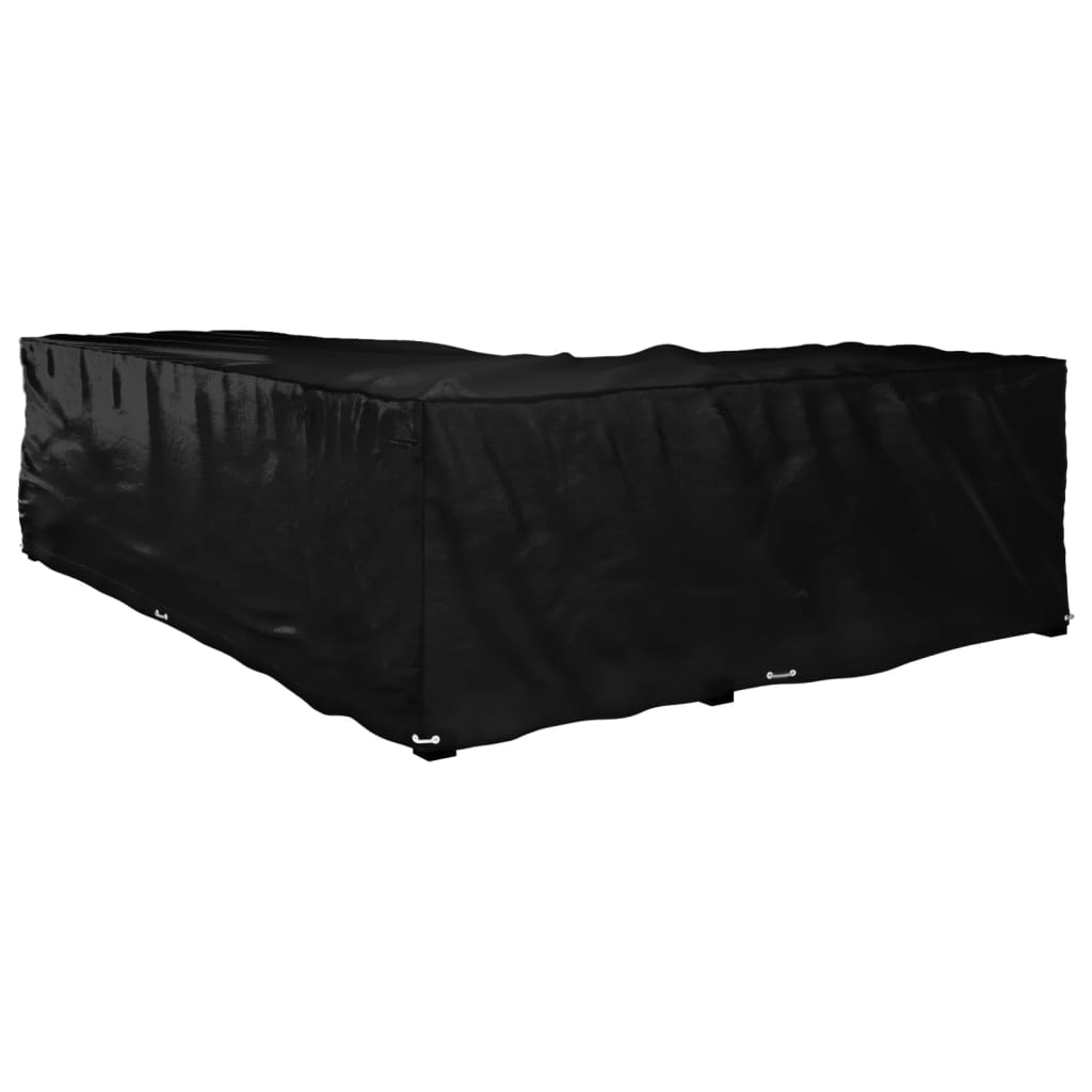 Tuinmeubelhoezen met 18 oogjes L-vormig 220x285x80 cm is nu te koop bij PeponiXL, paradijselijk wonen!