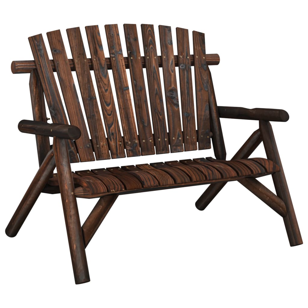 Tuinbank 2-zits 119x85x98 cm massief vurenhout is nu te koop bij PeponiXL, paradijselijk wonen!