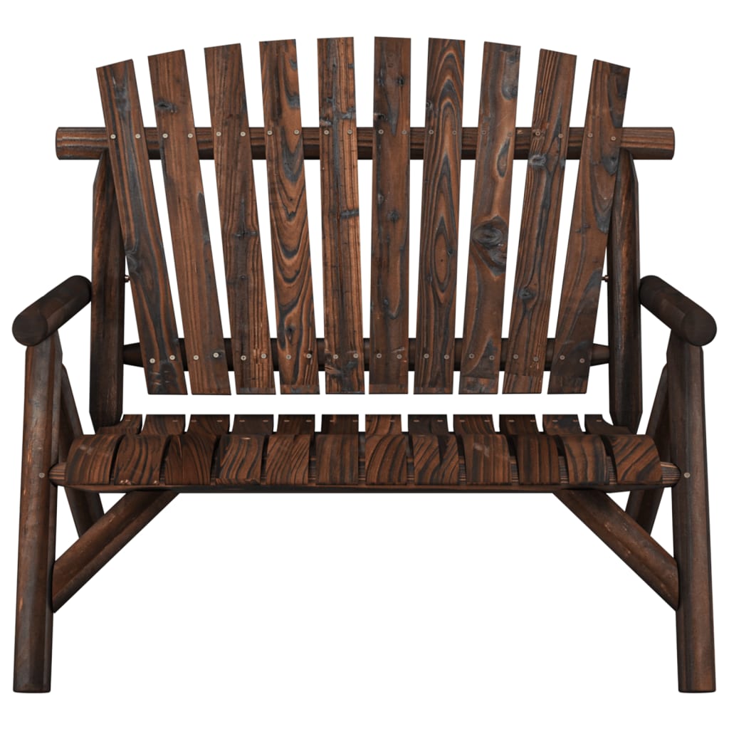 Tuinbank 2-zits 119x85x98 cm massief vurenhout is nu te koop bij PeponiXL, paradijselijk wonen!