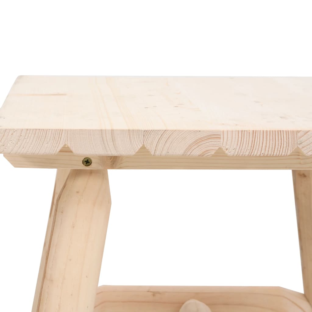 Bijzettafel 49x49x50 cm massief vurenhout is nu te koop bij PeponiXL, paradijselijk wonen!