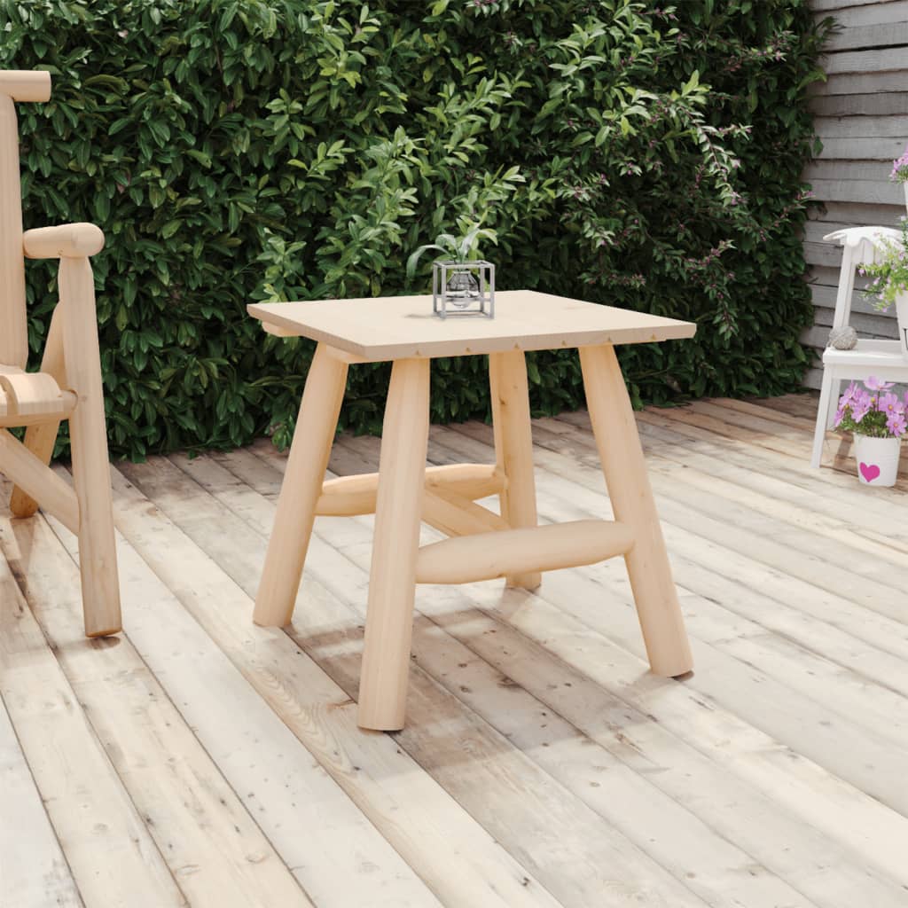 Bijzettafel 49x49x50 cm massief vurenhout is nu te koop bij PeponiXL, paradijselijk wonen!