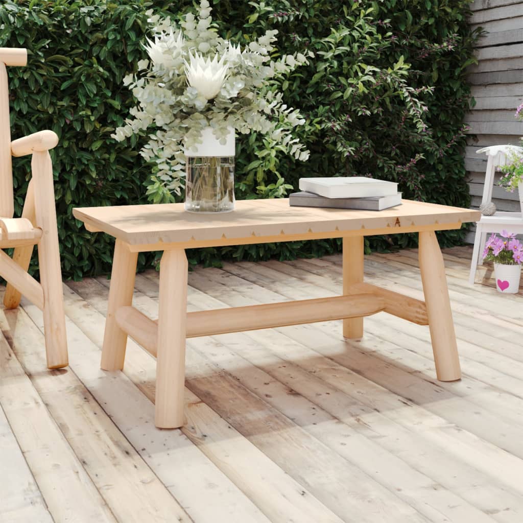 Salontafel 90x50x41 cm massief vurenhout is nu te koop bij PeponiXL, paradijselijk wonen!