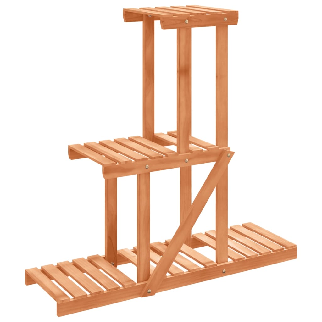 Plantenstandaard 81x25x75,5 cm massief vurenhout is nu te koop bij PeponiXL, paradijselijk wonen!