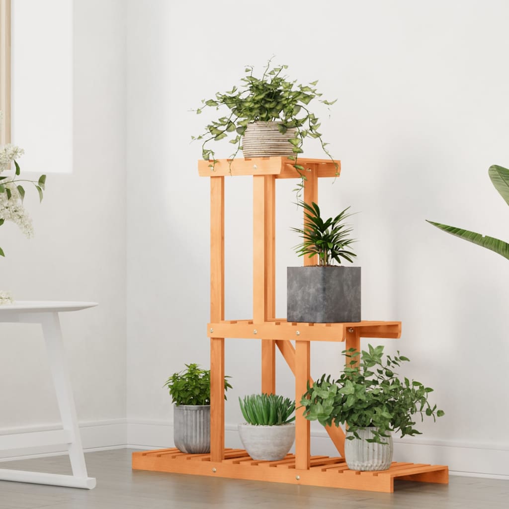 Plantenstandaard 81x25x75,5 cm massief vurenhout is nu te koop bij PeponiXL, paradijselijk wonen!