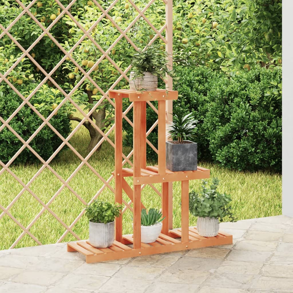 Plantenstandaard 81x25x75,5 cm massief vurenhout is nu te koop bij PeponiXL, paradijselijk wonen!