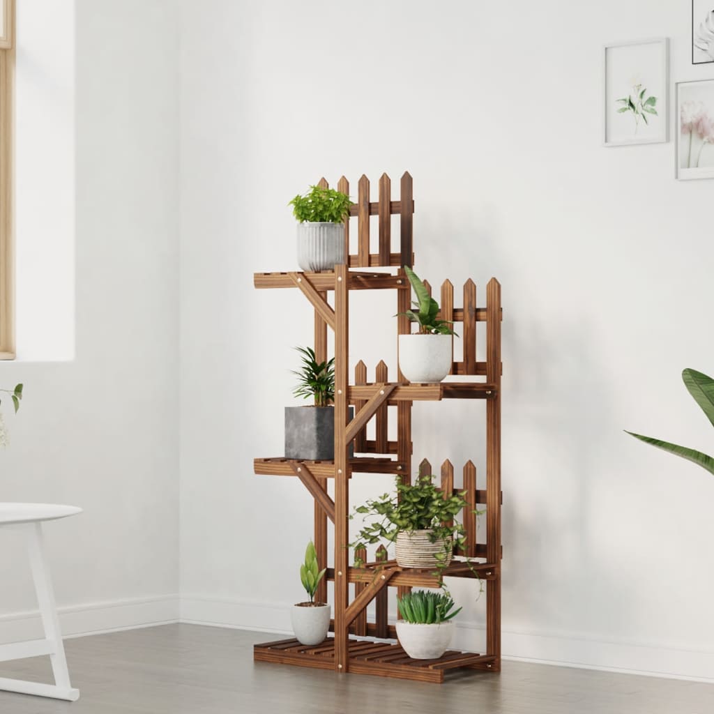 Plantenstandaard 60x25x130 cm massief vurenhout is nu te koop bij PeponiXL, paradijselijk wonen!