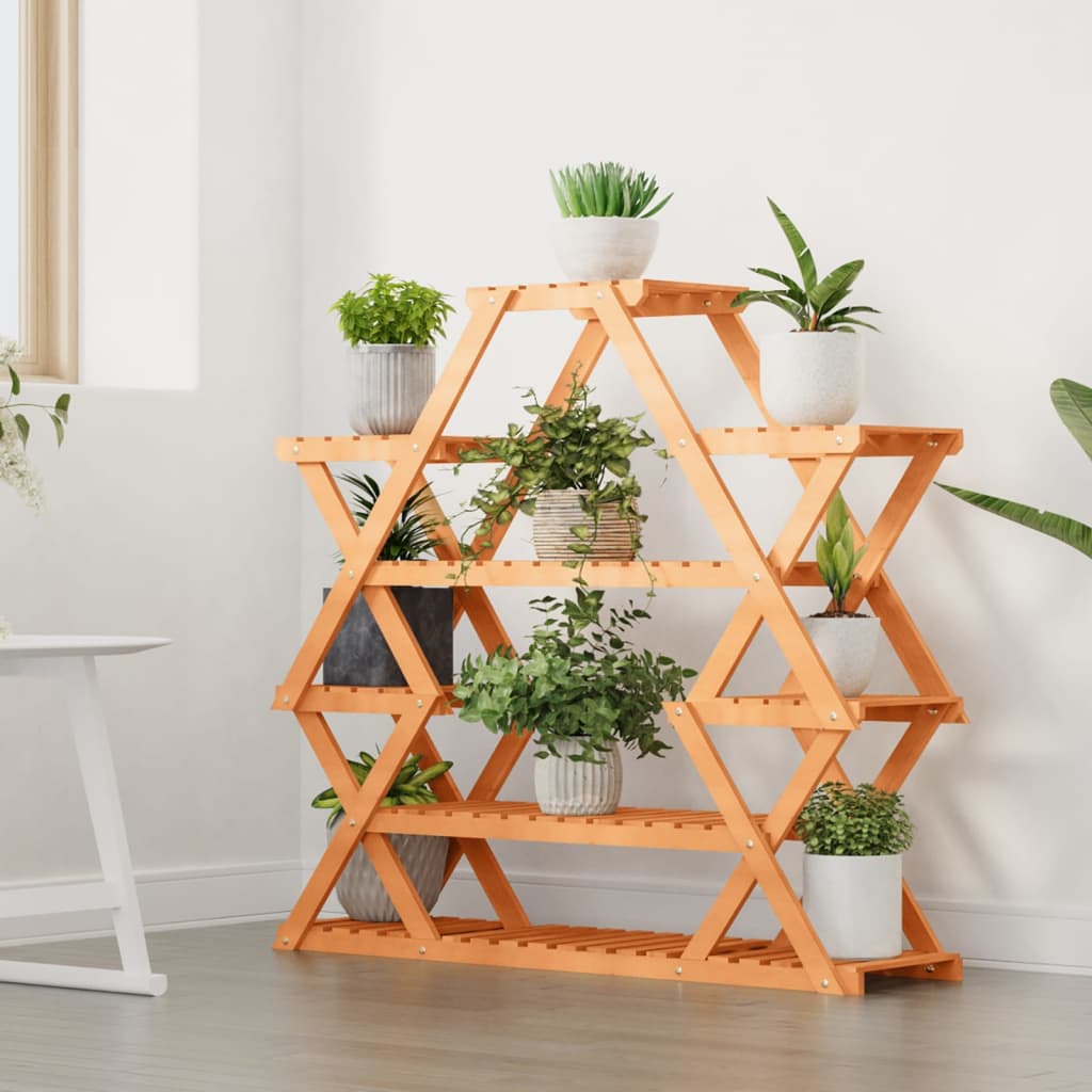 Plantenstandaard 110x25x105 cm massief vurenhout is nu te koop bij PeponiXL, paradijselijk wonen!