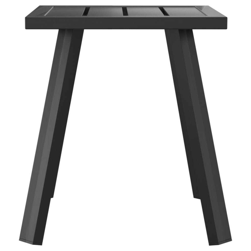 Tuintafel 34x34x38 cm staal antracietkleurig is nu te koop bij PeponiXL, paradijselijk wonen!