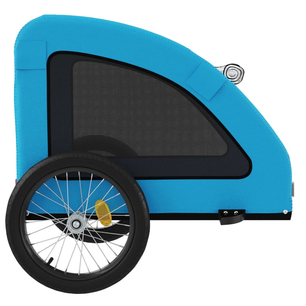 Hondenfietstrailer oxford stof en ijzer blauw is nu te koop bij PeponiXL, paradijselijk wonen!