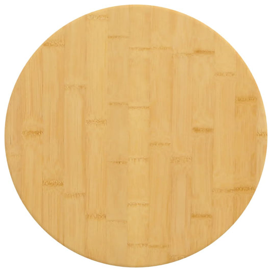 Tafelblad Ø 40x2,5 cm bamboe is nu te koop bij PeponiXL, paradijselijk wonen!