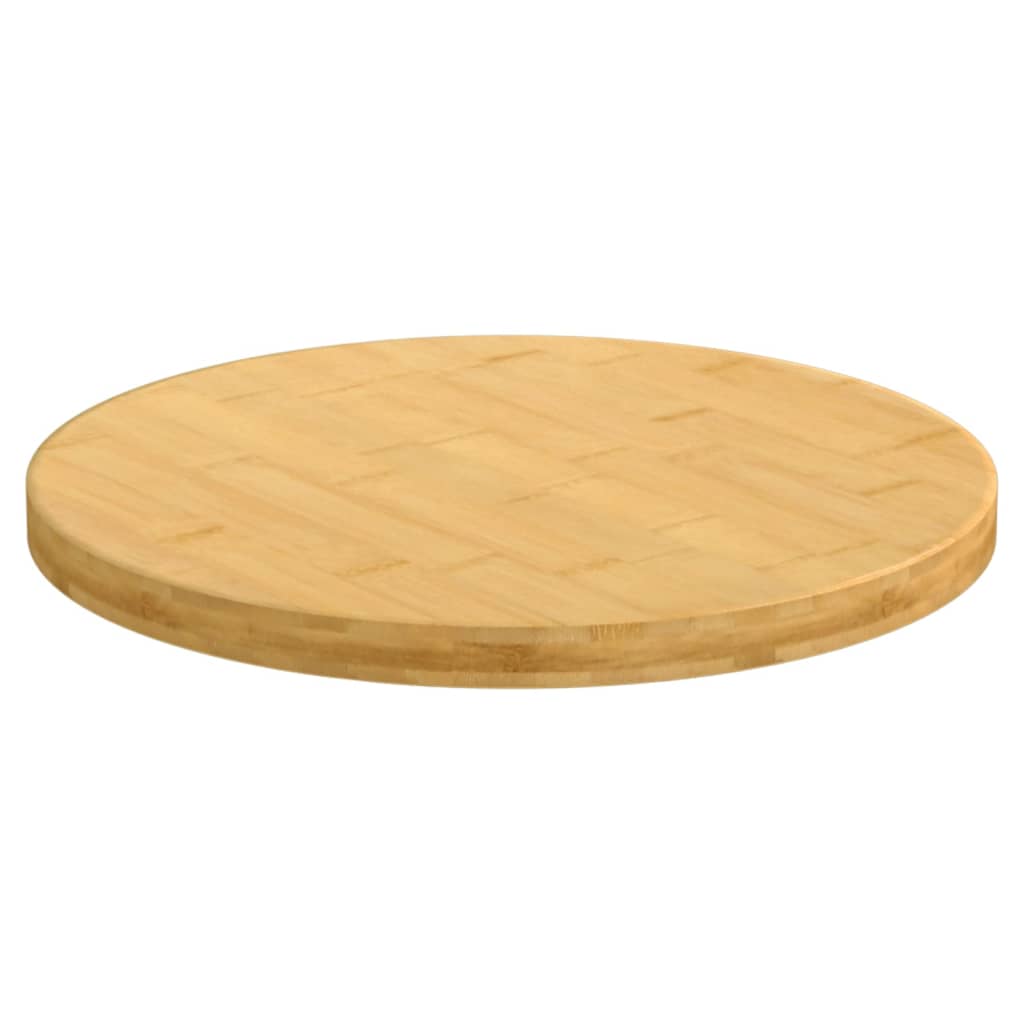 Tafelblad Ø 50x2,5 cm bamboe is nu te koop bij PeponiXL, paradijselijk wonen!