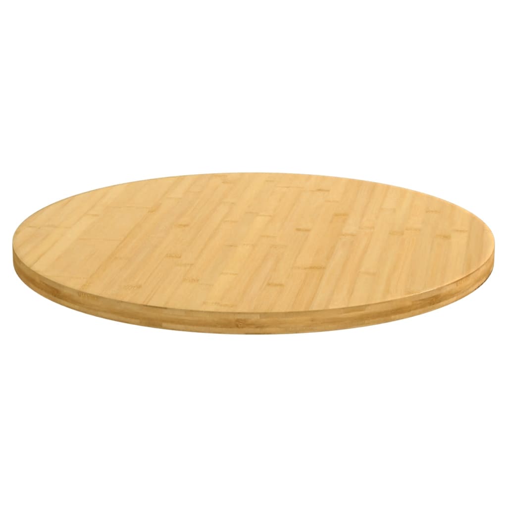 Tafelblad Ø 60x2,5 cm bamboe is nu te koop bij PeponiXL, paradijselijk wonen!