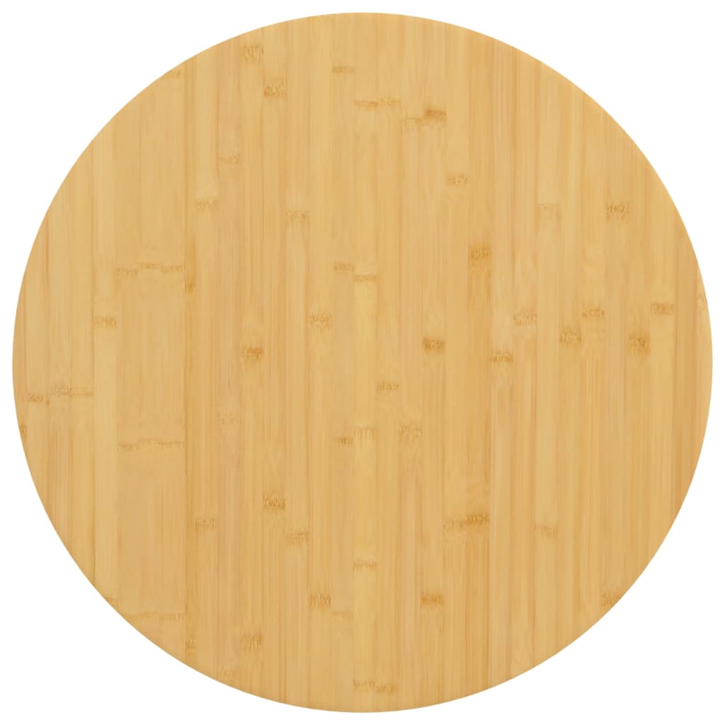 Tafelblad Ø 80x2,5 cm bamboe is nu te koop bij PeponiXL, paradijselijk wonen!