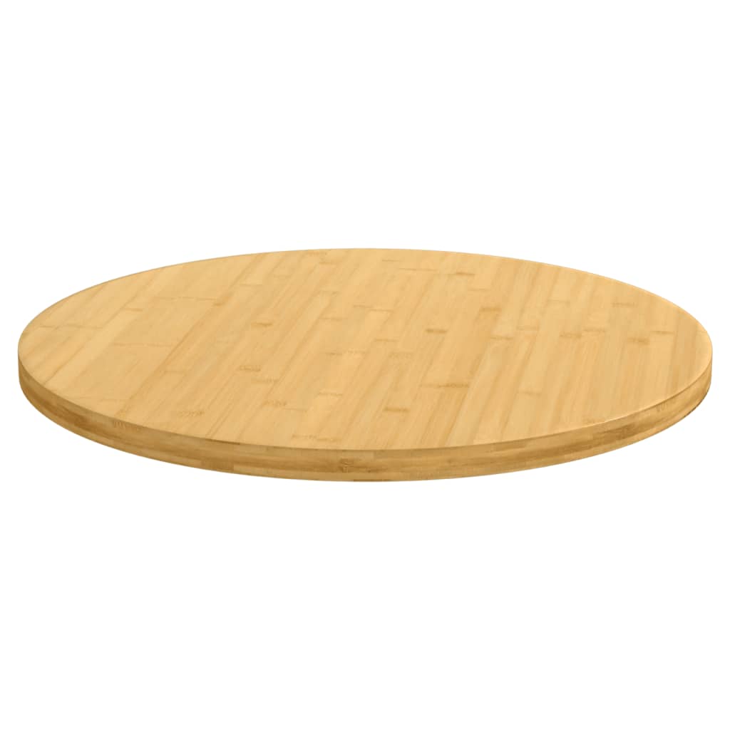 Tafelblad Ø 80x2,5 cm bamboe is nu te koop bij PeponiXL, paradijselijk wonen!
