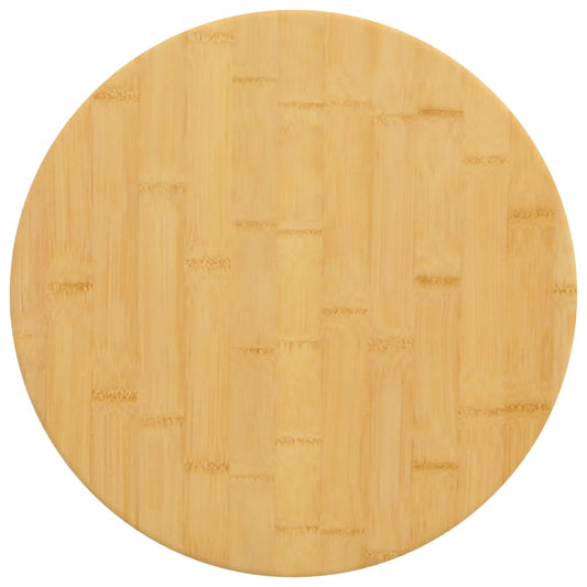 Tafelblad Ø 40x4 cm bamboe is nu te koop bij PeponiXL, paradijselijk wonen!