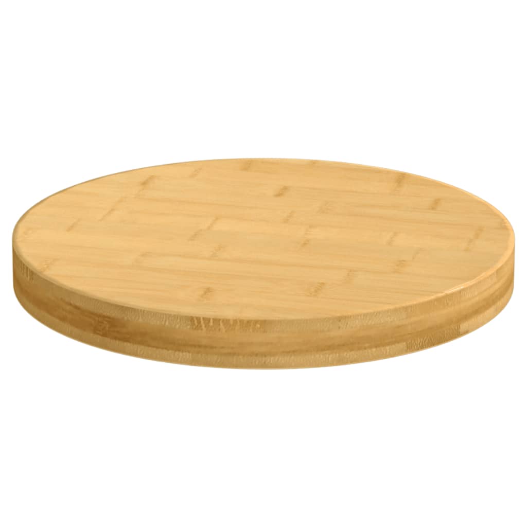 Tafelblad Ø 50x4 cm bamboe is nu te koop bij PeponiXL, paradijselijk wonen!