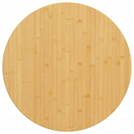 Tafelblad Ø 80x4 cm bamboe is nu te koop bij PeponiXL, paradijselijk wonen!