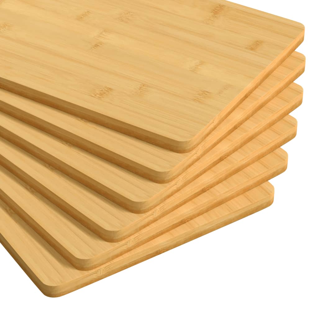Ontbijtborden 6 st 35x23x0,8 cm bamboe is nu te koop bij PeponiXL, paradijselijk wonen!
