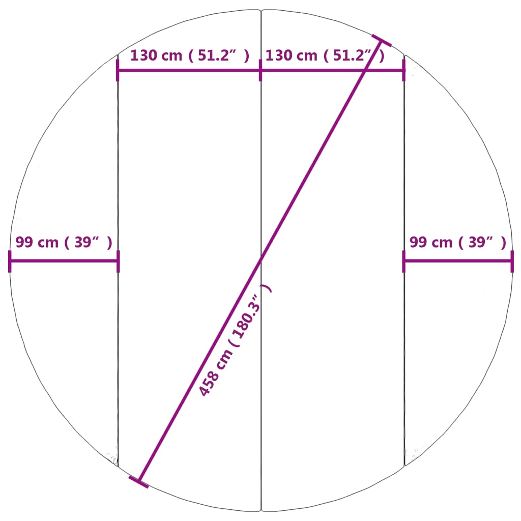 Zwembadgrondzeil Ø458 cm polyester geotextiel lichtgrijs is nu te koop bij PeponiXL, paradijselijk wonen!