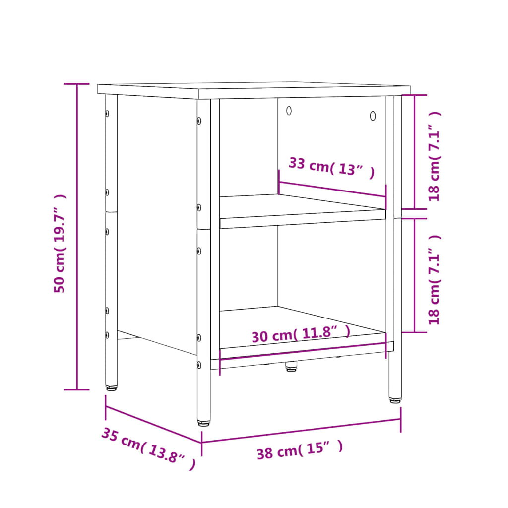 Schoenenkast 38x35x50 cm bewerkt hout bruin eikenkleur is nu te koop bij PeponiXL, paradijselijk wonen!