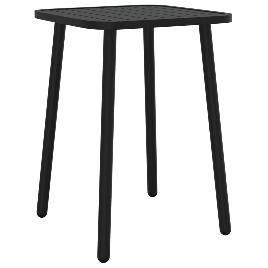 Tuintafel 50x50x71 cm staal antracietkleurig is nu te koop bij PeponiXL, paradijselijk wonen!