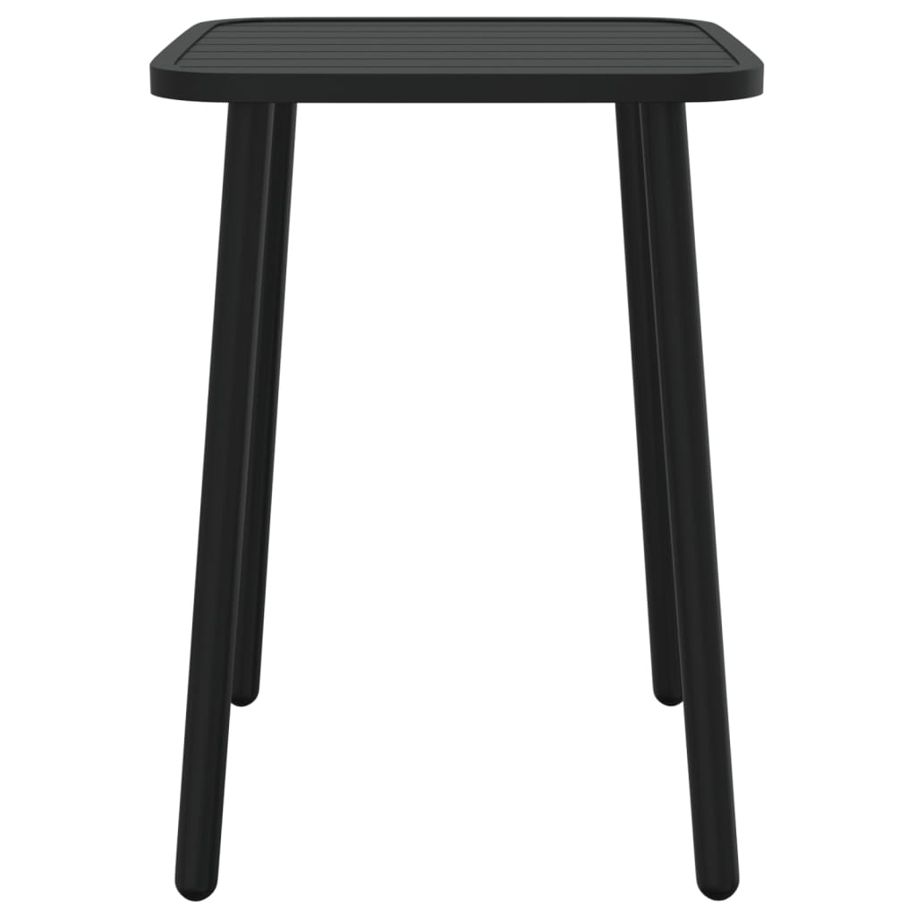 Tuintafel 50x50x71 cm staal antracietkleurig is nu te koop bij PeponiXL, paradijselijk wonen!