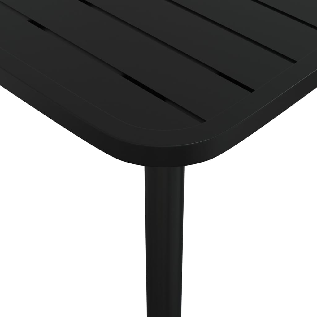 Tuintafel 50x50x71 cm staal antracietkleurig is nu te koop bij PeponiXL, paradijselijk wonen!