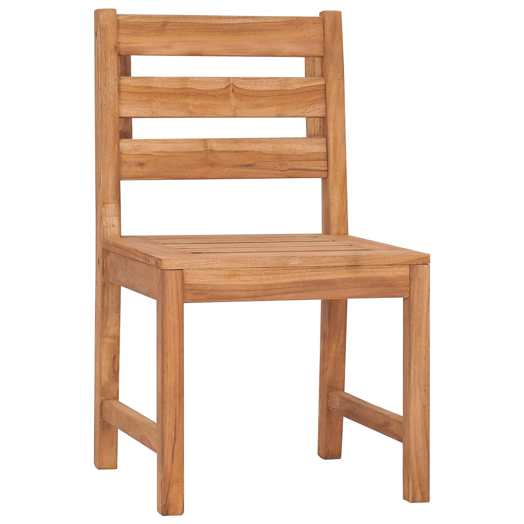 Tuinstoelen 4 st massief teakhout is nu te koop bij PeponiXL, paradijselijk wonen!