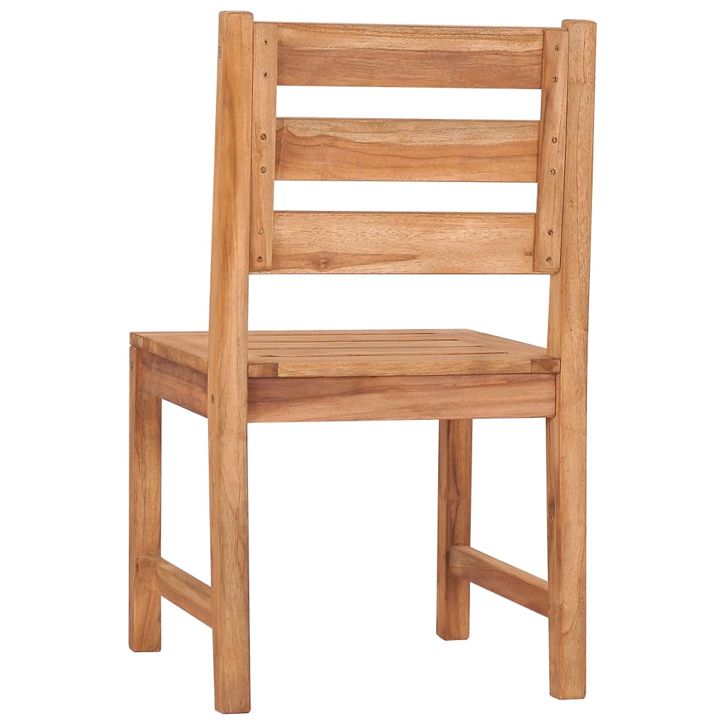 Tuinstoelen 4 st massief teakhout is nu te koop bij PeponiXL, paradijselijk wonen!