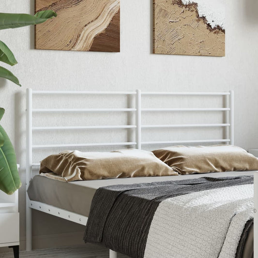 Vervangend hoofdbord metaal wit 120 cm is nu te koop bij PeponiXL, paradijselijk wonen!