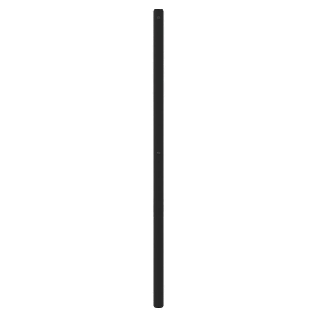 Vervangend hoofdbord metaal zwart 100 cm is nu te koop bij PeponiXL, paradijselijk wonen!