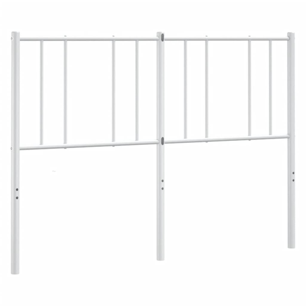 Vervangend hoofdbord metaal wit 160 cm is nu te koop bij PeponiXL, paradijselijk wonen!