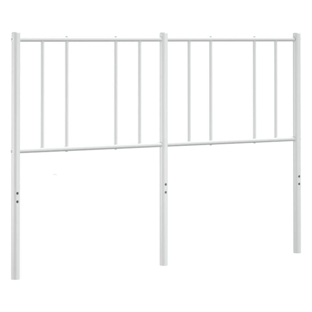 Vervangend hoofdbord metaal wit 160 cm is nu te koop bij PeponiXL, paradijselijk wonen!
