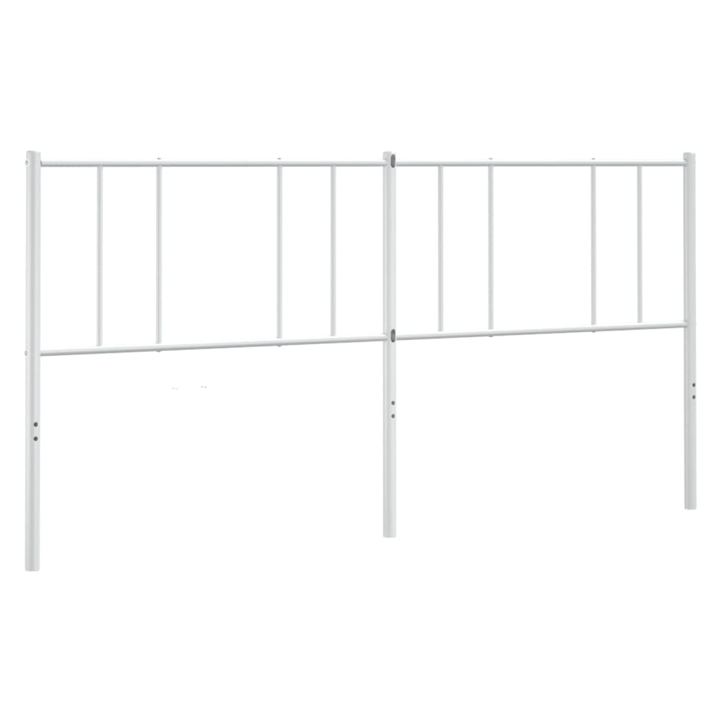Vervangend hoofdbord metaal wit 193 cm is nu te koop bij PeponiXL, paradijselijk wonen!